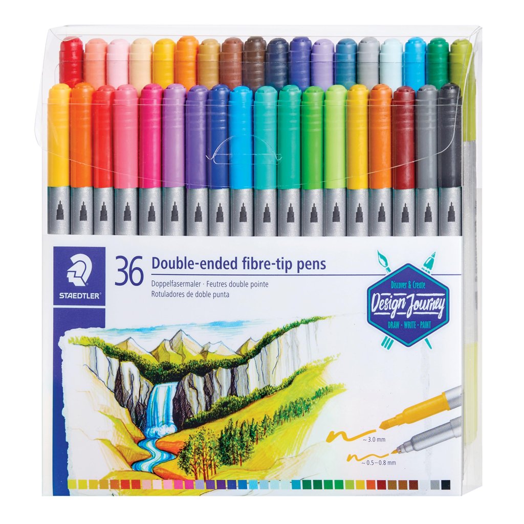 Rotuladores Lettering 36 colores
