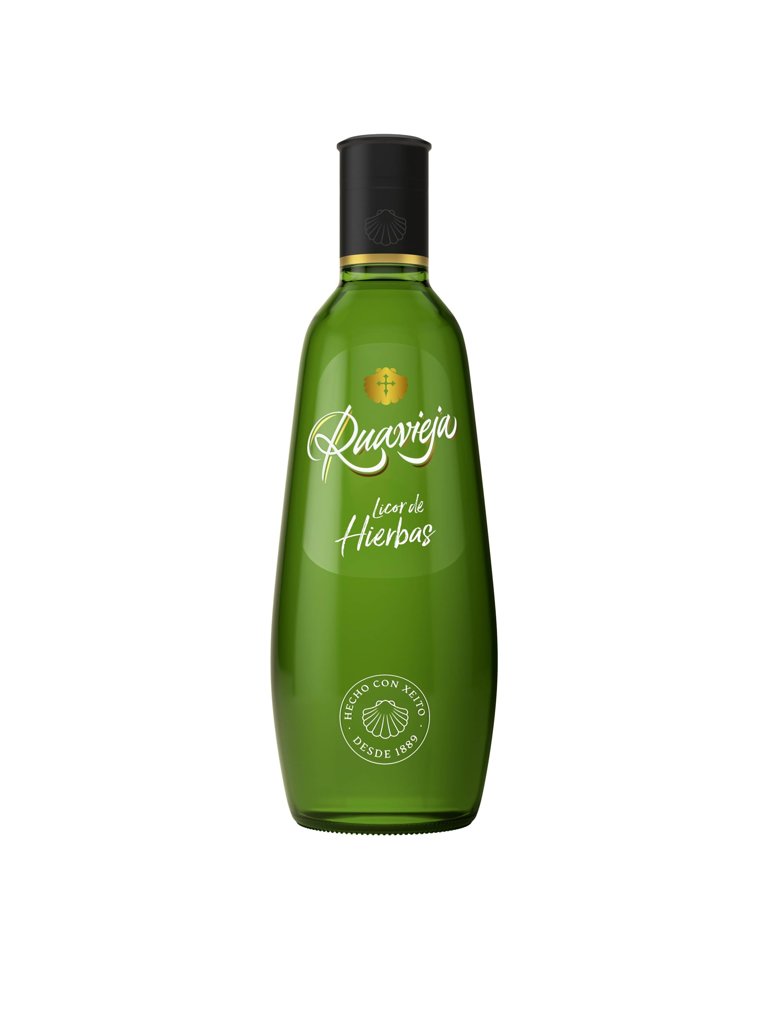 Licor de hierbas Ruavieja 1 L con 28 % de descuento