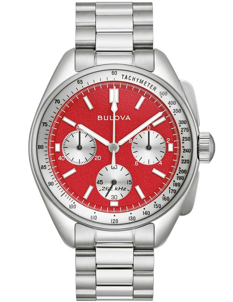 Bulova Lunar Pilot rojo – edición especial de 43 mm