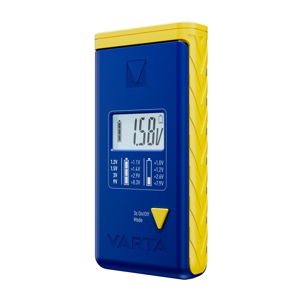 Testea tus pilas al instante con el comprobador LCD VARTA
