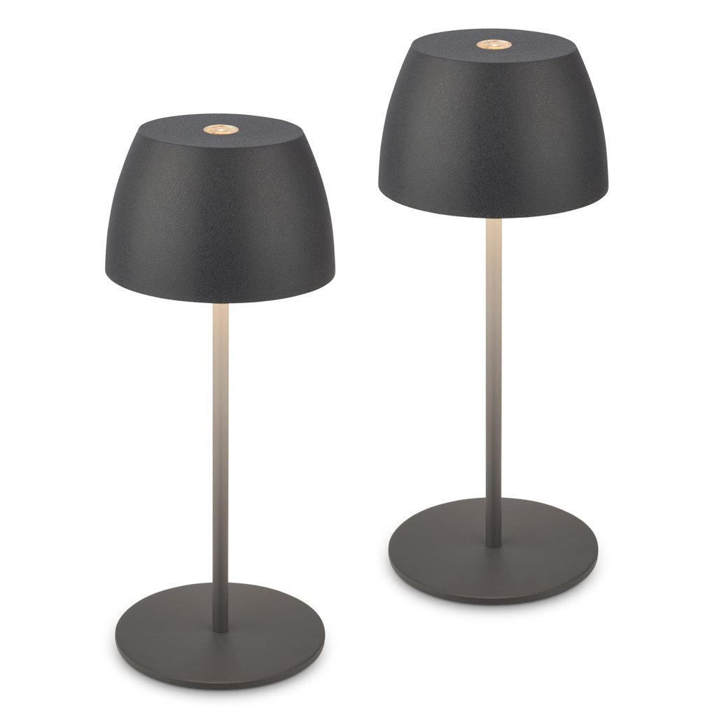 Pack 2 Mini lámparas LED táctiles: luz portátil y regulable