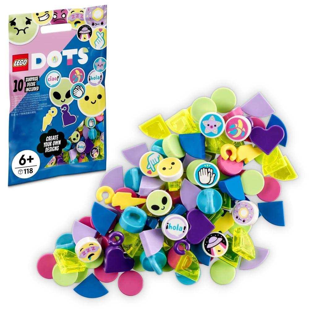 Descubre LEGO Dots Extra Edición 6: 118 piezas multicolores