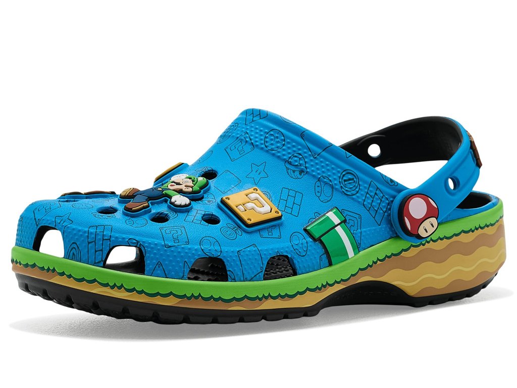 Zuecos Crocs Super Mario para niños: estilo y comodidad
