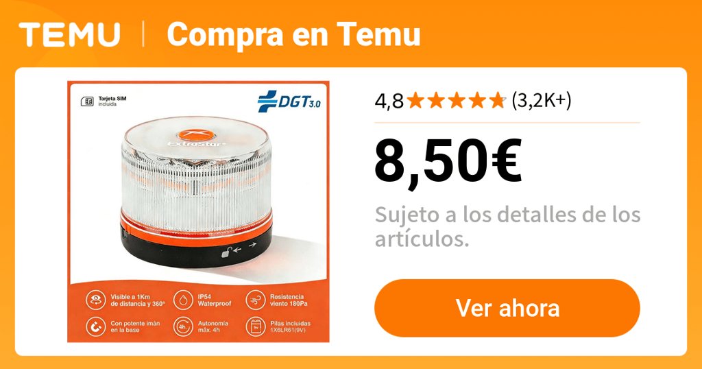 Baliza V16 con GPS: tu señal de ayuda en carretera