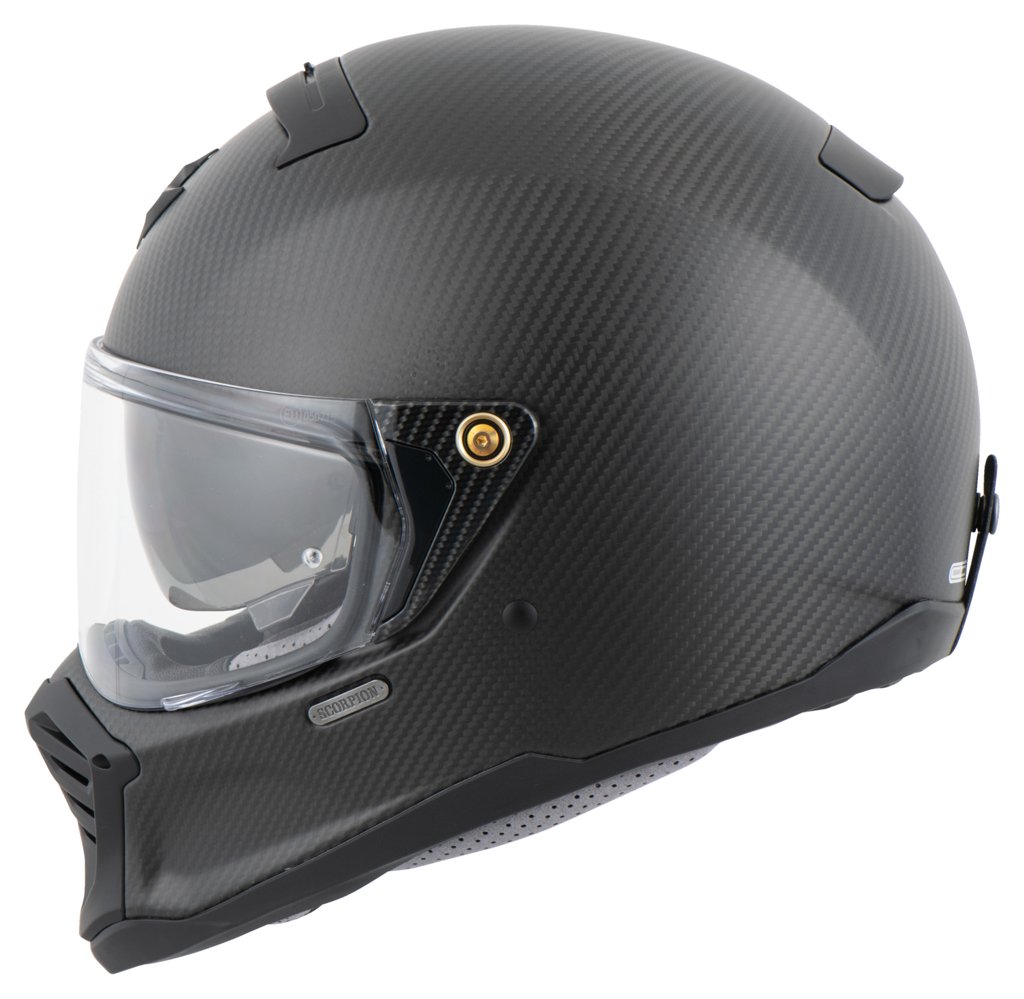 Casco integral Scorpion EXO‑HX1 Carbon SE, estilo neo‑retro