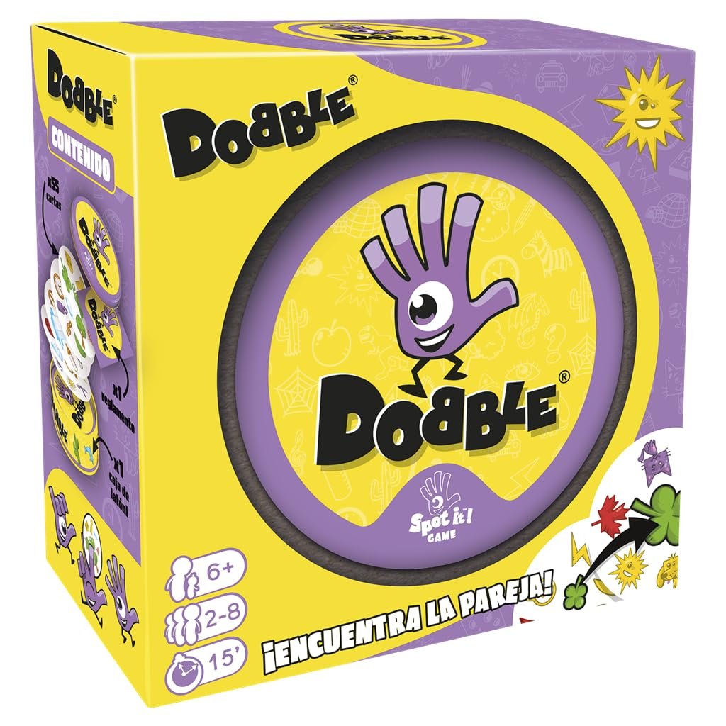 Dobble Clásico de Asmodee: diversión rápida y visual para toda la familia
