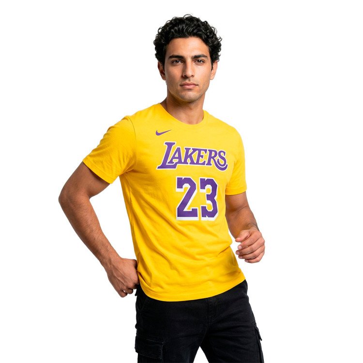 Camiseta Nike Lakers Essential Icon Edition de LeBron James