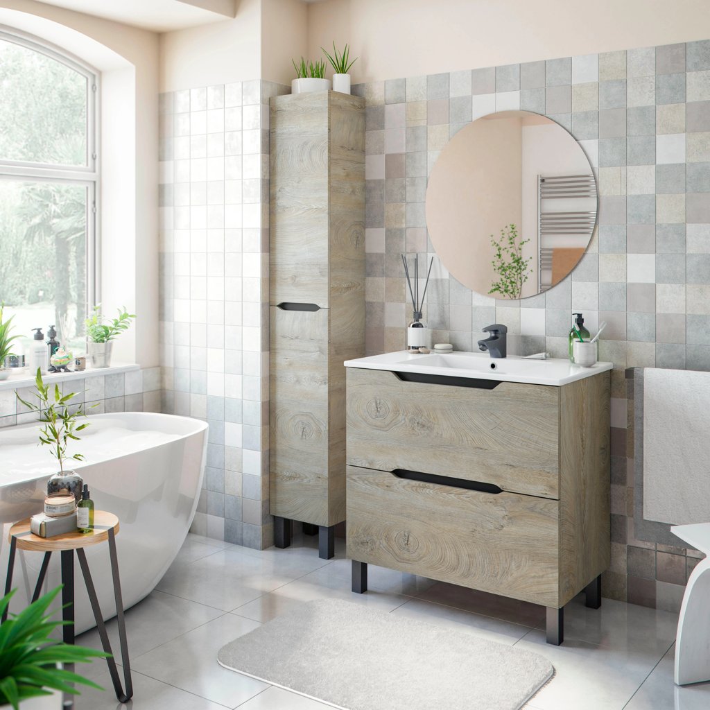 Renueva tu baño con estilo: mueble con lavabo a precio rebajado