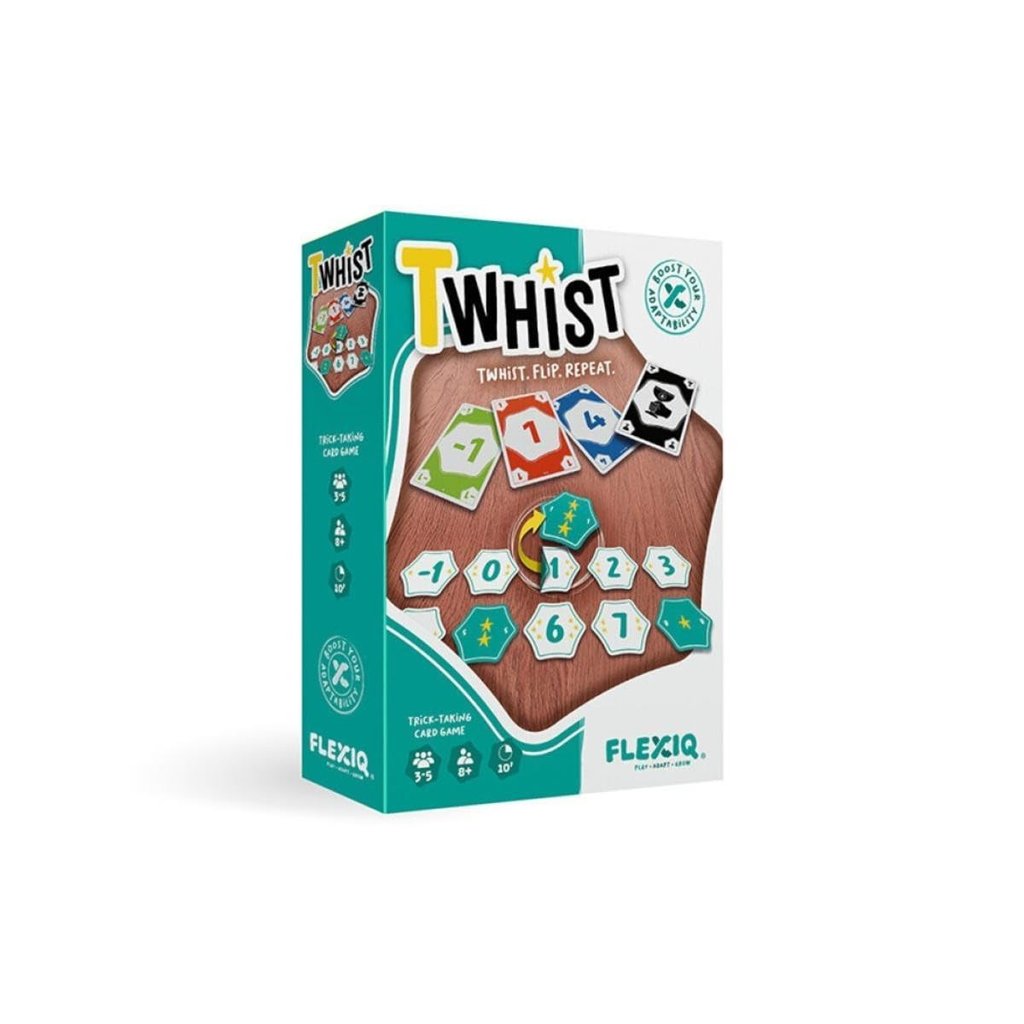 FlexiQ FXG01 Twhist: Estrategia y diversión en cartas para mayores de 8 años