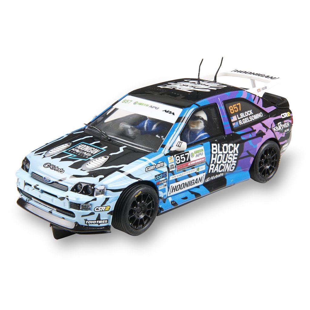 Escala 1:32 Ford Escort Cosworth – Coche Slot de Carrera con Lía Block