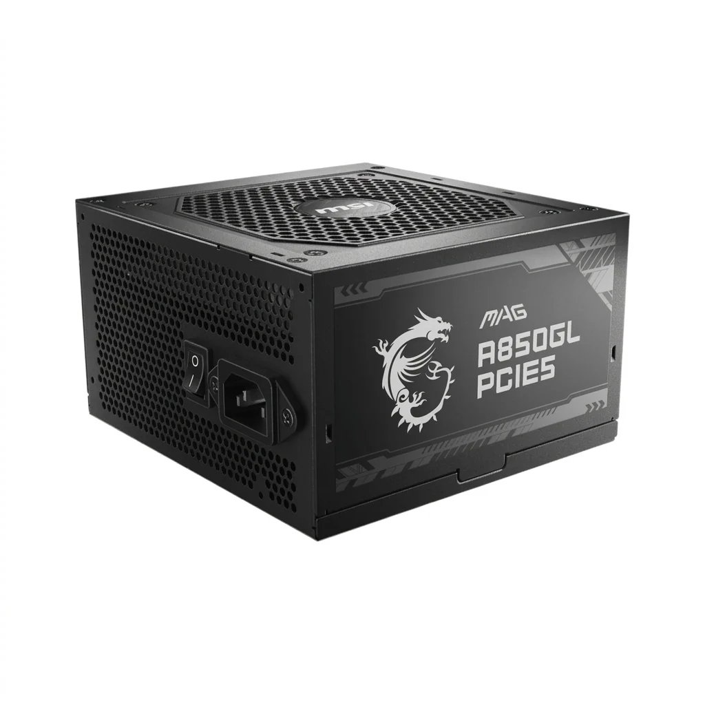 Fuente MSI MAG A850GL 850W 80 Plus Gold, modular y PCIe 5.0