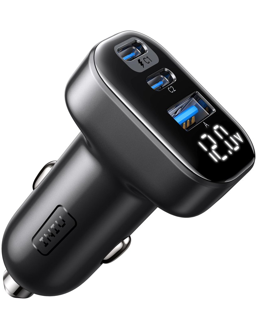 Carga rápida 90W en tu coche: 3 puertos al mejor precio
