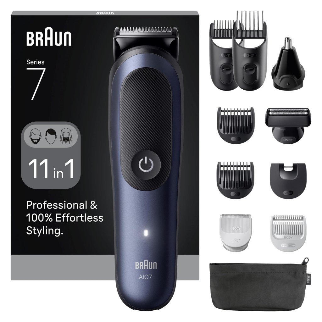 Braun Serie 7: afeitadora 11 en 1 con recortadora, al 40%