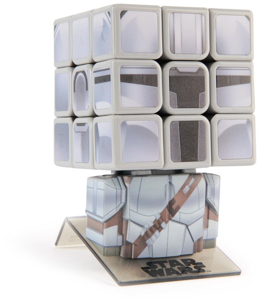 Cubo Rubik Star Wars Mandalorian con pantalla a precio de risa
