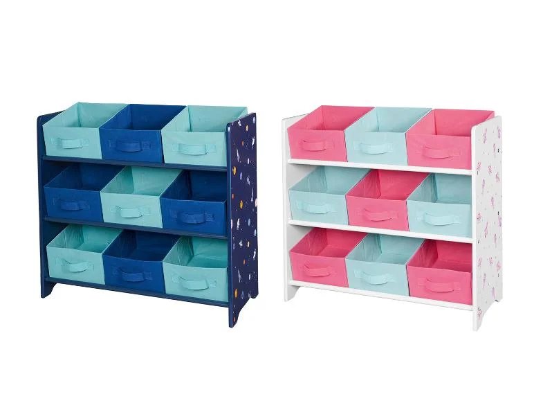 Estantería modular de 9 cajas de tela – organiza tu hogar