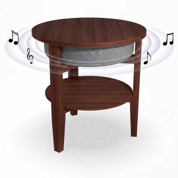 Mesa auxiliar con sonido Bluetooth