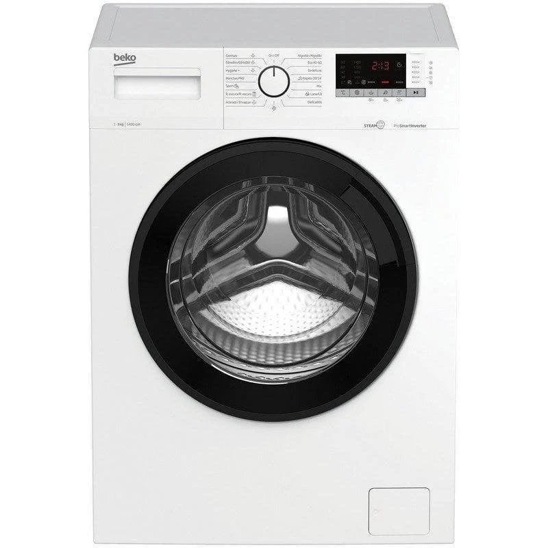 Lavadora Beko 9 kg frontal, blanco, gran capacidad y eficiencia