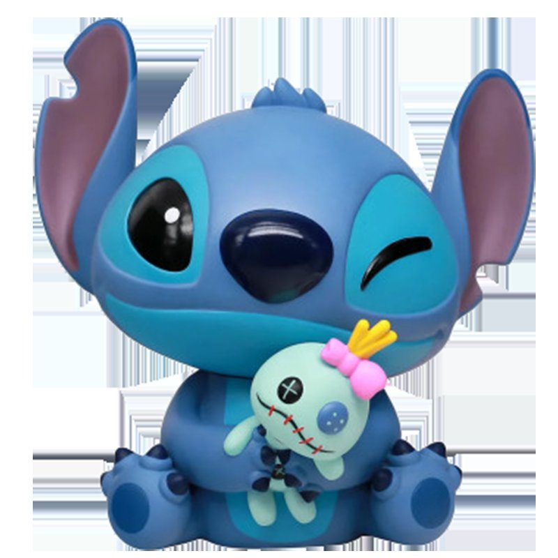 Ahorra con estilo: hucha Disney Stitch de 18 cm