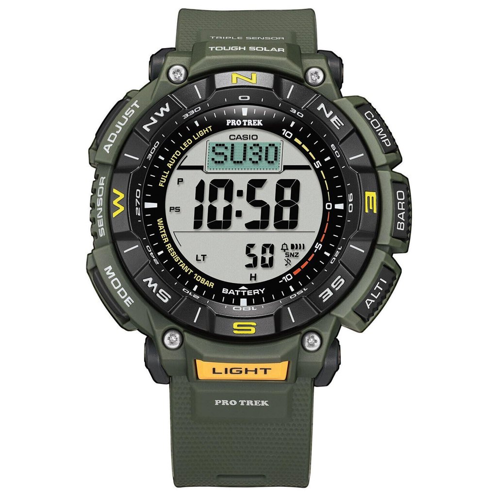 Reloj Casio Pro Trek Tough Solar: aventura con energía solar