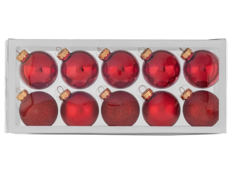 Pack de 24 bolas de cristal para tu árbol navideño