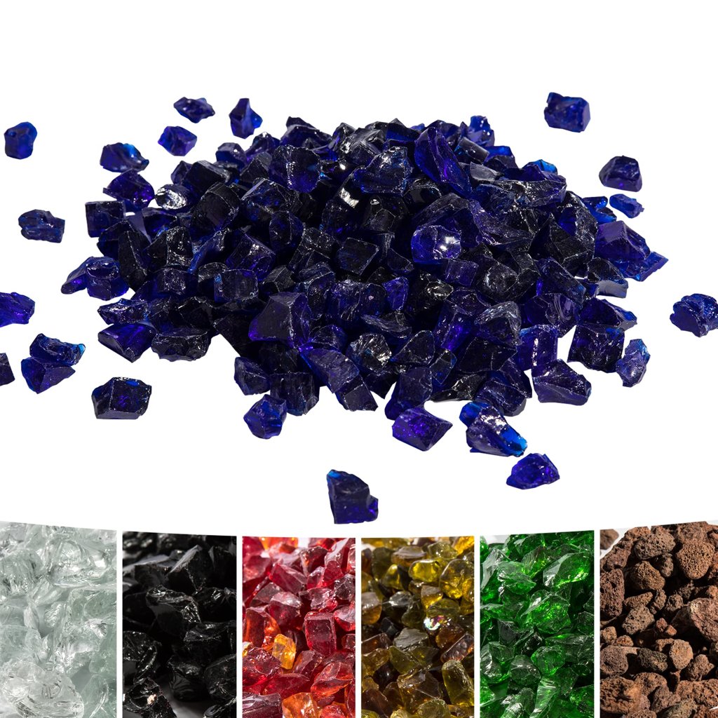 Rocas de lava azul para braseros: calor seguro y estilo
