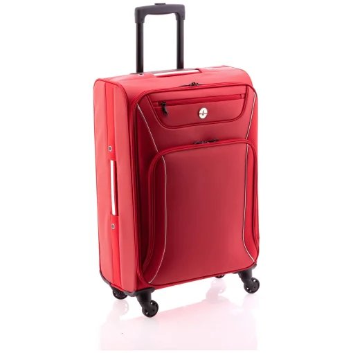 Maleta mediana John Travel Viking con 4 ruedas y gran capacidad