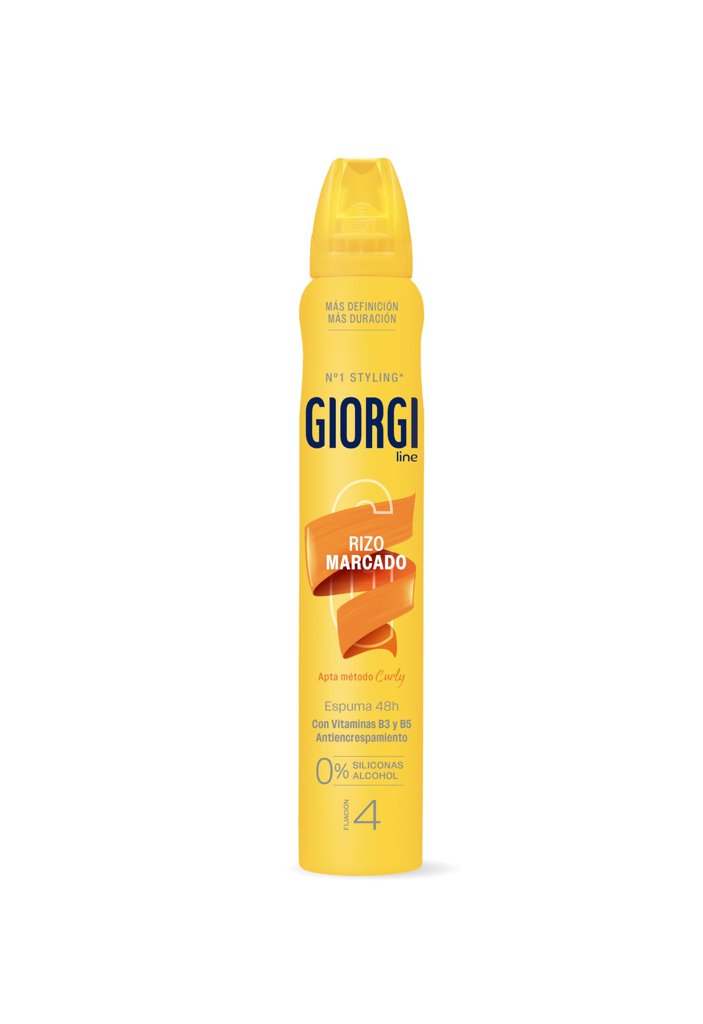 Giorgi Line - Espuma Rizo Marcado 24H Fijación 4 Método Curly - 250 ml