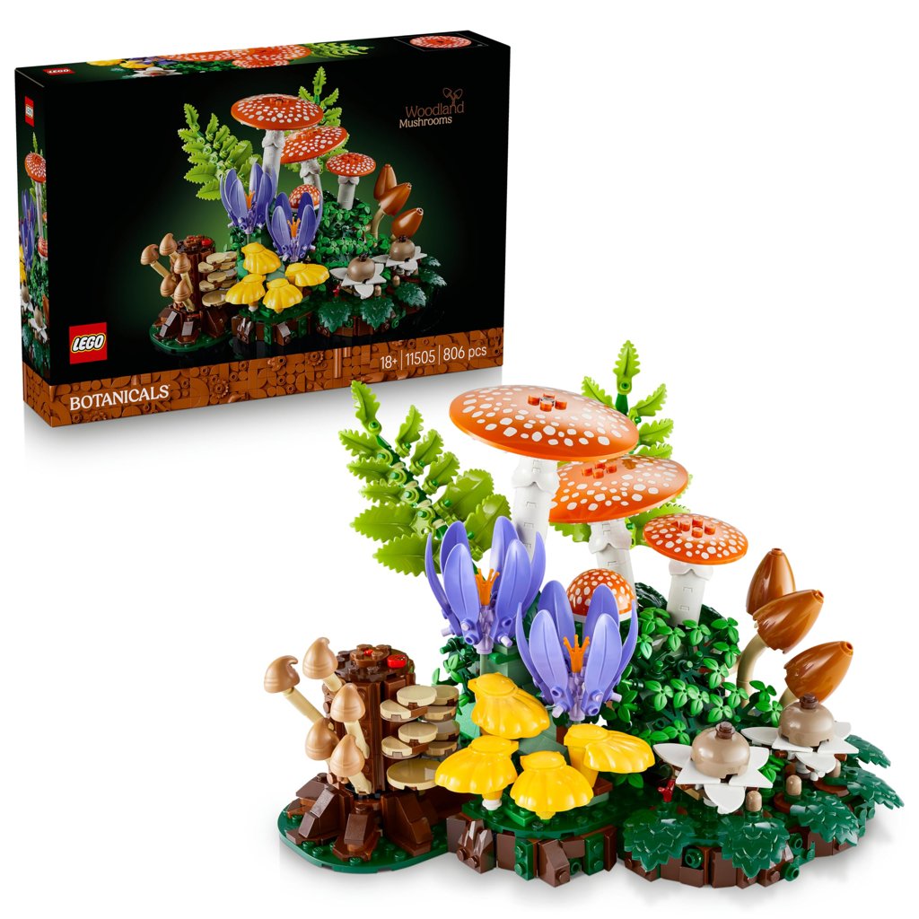 Decora tu hogar con las Setas del Bosque LEGO Botanicals por 63,19€