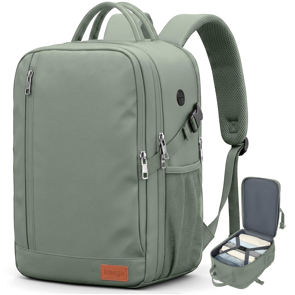 Mochila de cabina 45×36×20 cm, ideal para vuelos EasyJet