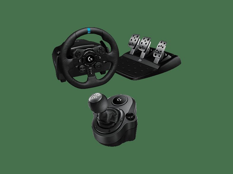 Pack volante Logitech G923 con palanca para PS5, PS4 y PC