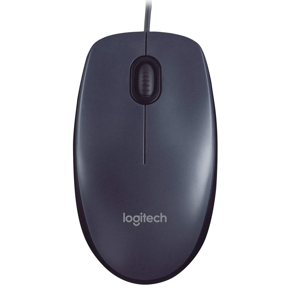 Ratón con cable Logitech M90: precisión y comodidad