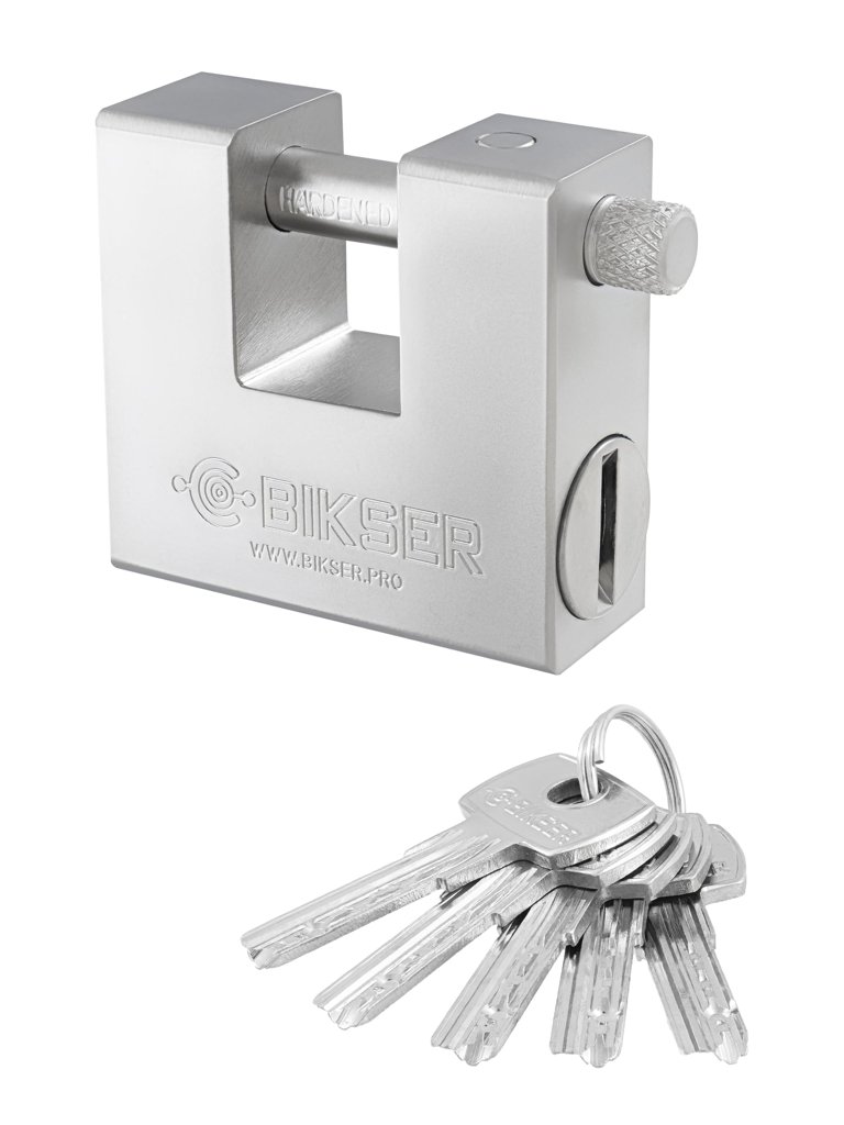 Candado de acero inoxidable con grillete grueso 12 mm – máxima seguridad
