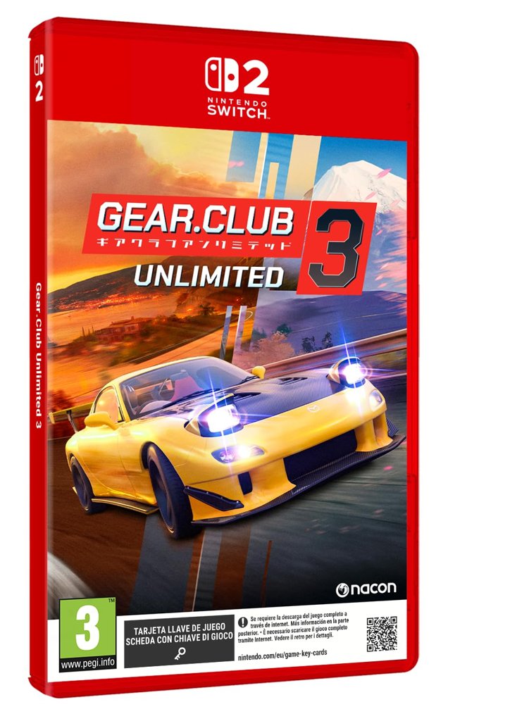 Nacon Gear.Club Unlimited 3: carreras sin límites en Switch