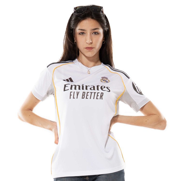 Camiseta Adidas Real Madrid Primera Equipación 2025-2026 Mujer
