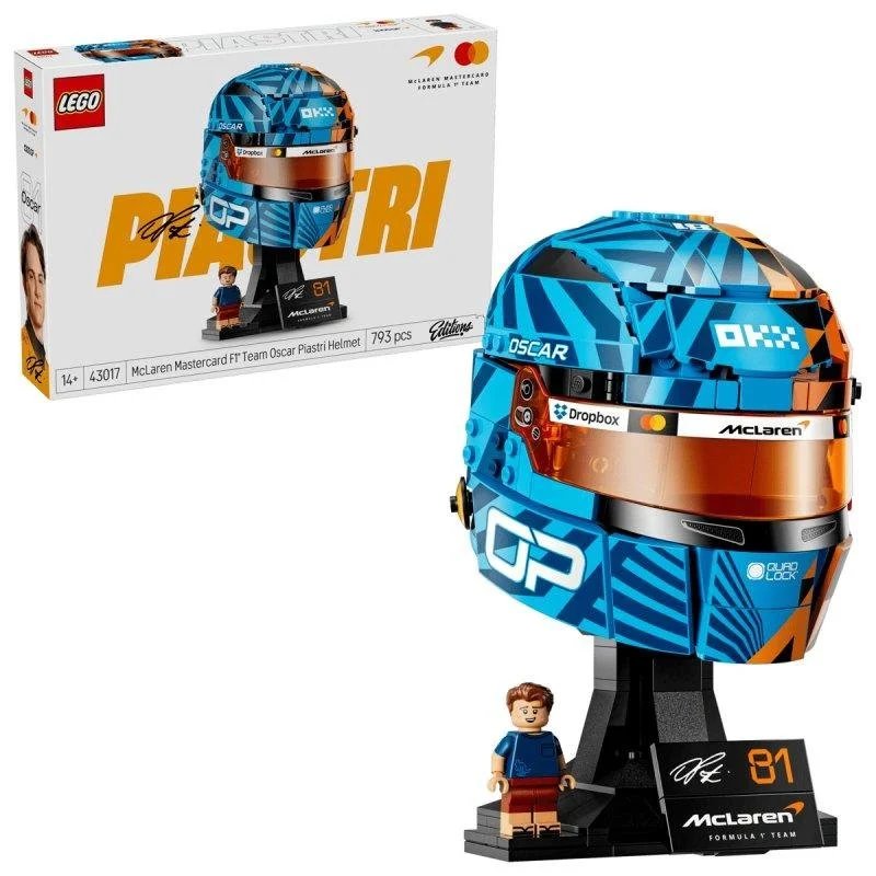Set LEGO McLaren F1: Casco de Oscar Piastri, 793 piezas