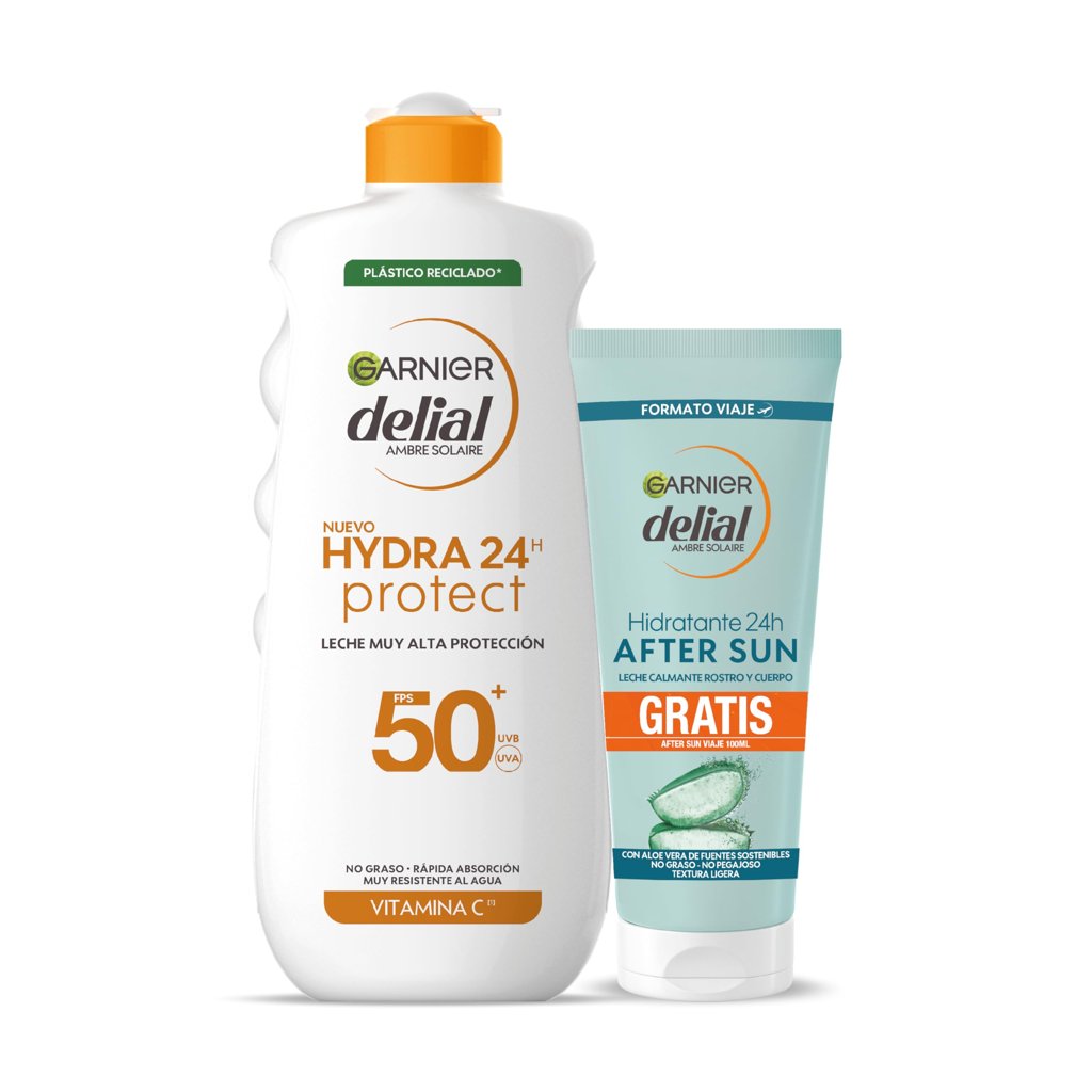 Pack 2 de Garnier: Hidratación 24h + Protección Solar FPS50
