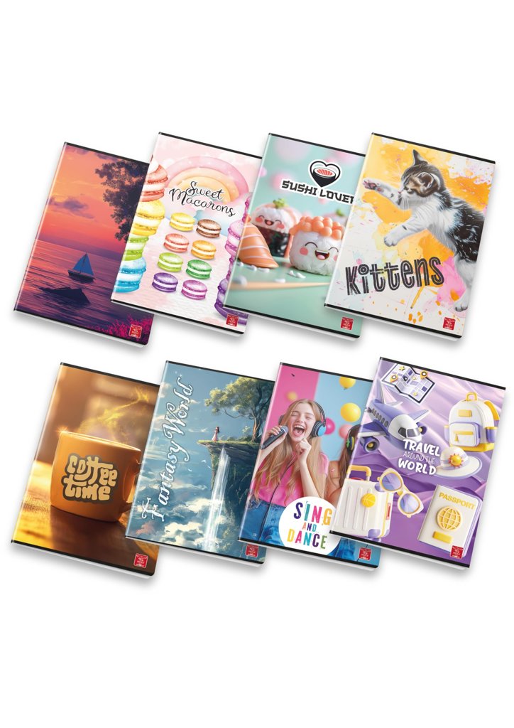 Pack de 10 cuadernos con diseños únicos – ¡Ahorra un 50%!