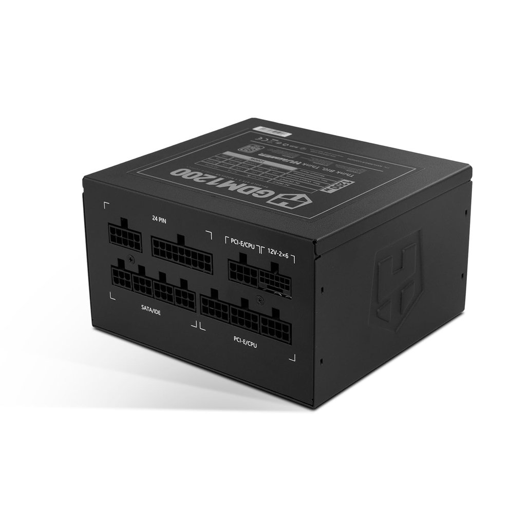 Fuente modular ATX 3.1 1200W Gold con ventilador silencioso