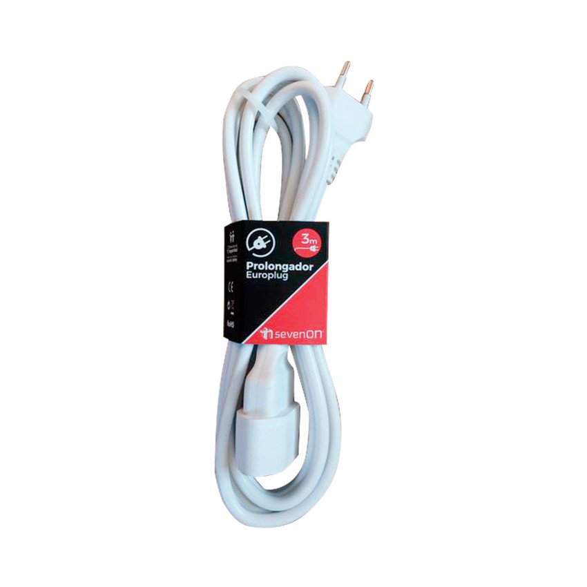 Alargador de 3 m con Europlug 7hSevenOn a precio imbatible