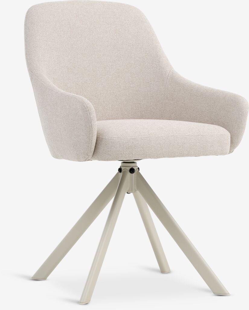 Silla comedor JYSK giratoria beis Rostrup