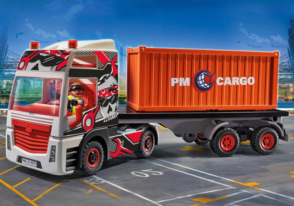 Camión Playmobil con remolque RC: diversión a control remoto
