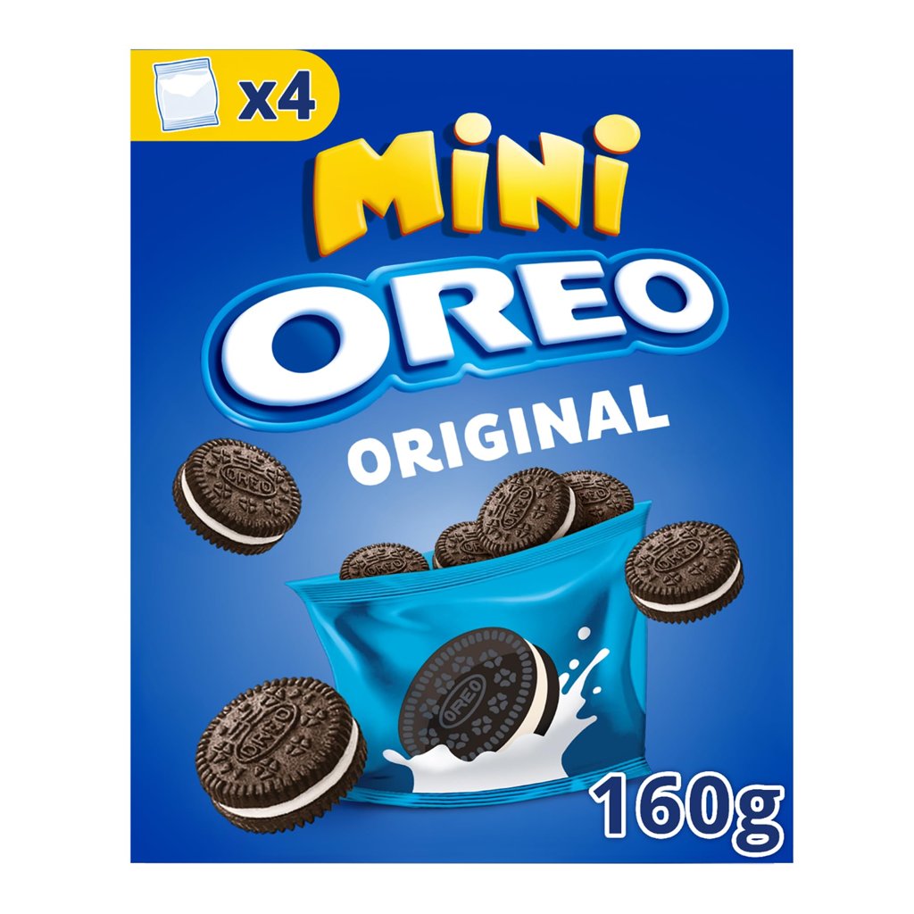 2 cajas de OREO 1'33€ caja Mini pack 4 bolsitas 160g