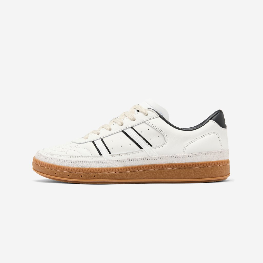 Zapatillas PLAYER 80 blancas de piel, cómodas y ligeras
