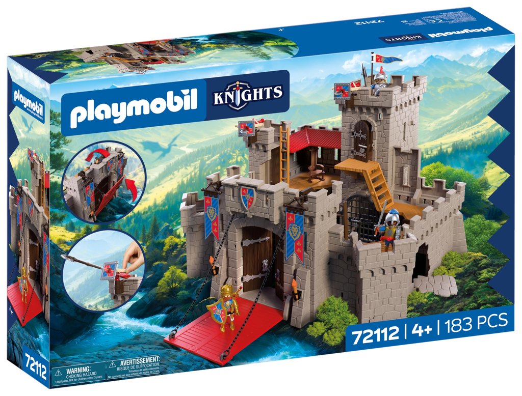 Gran Castillo Caballeros León de PLAYMOBIL: ¡Construye tu reino medieval!