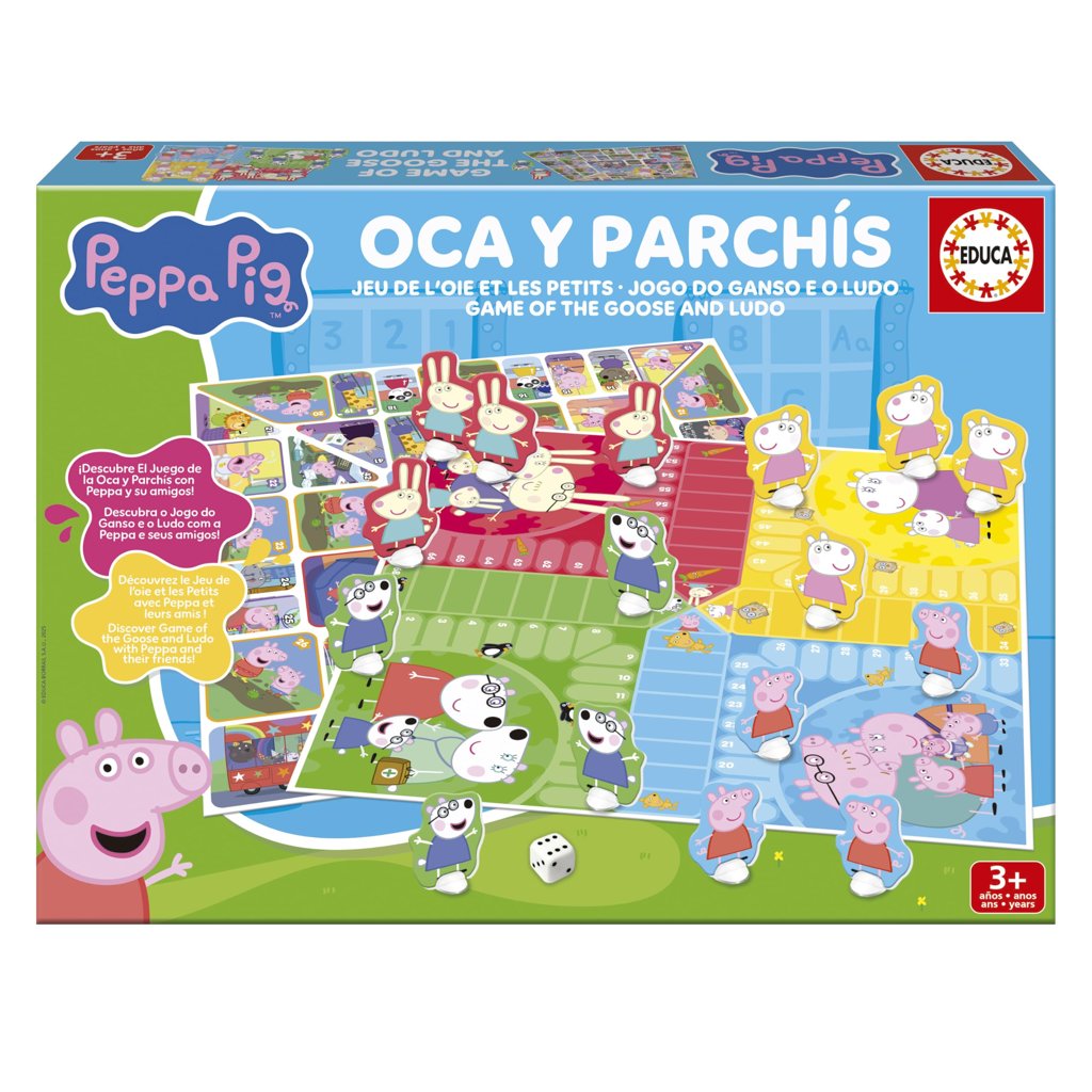 Parchís Peppa Pig ¡al 47% de descuento!