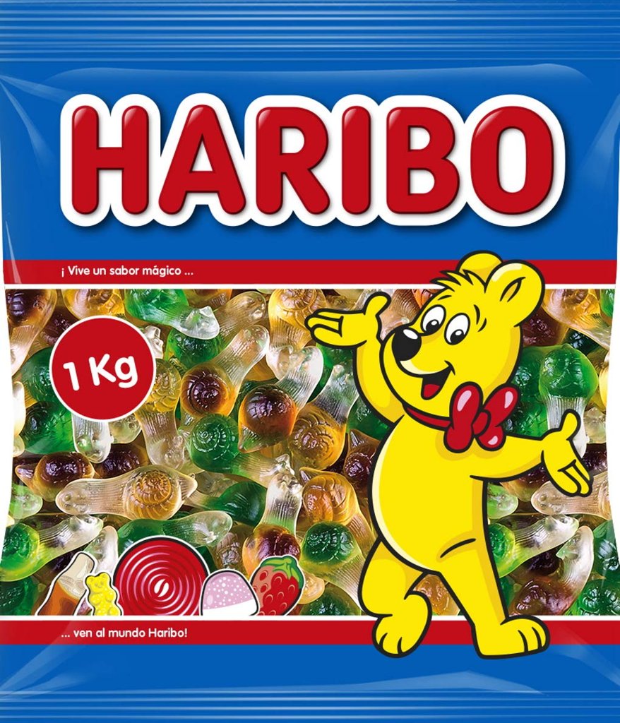 Haribo Caracoles 1 kg: la dulzura que no te puedes perder