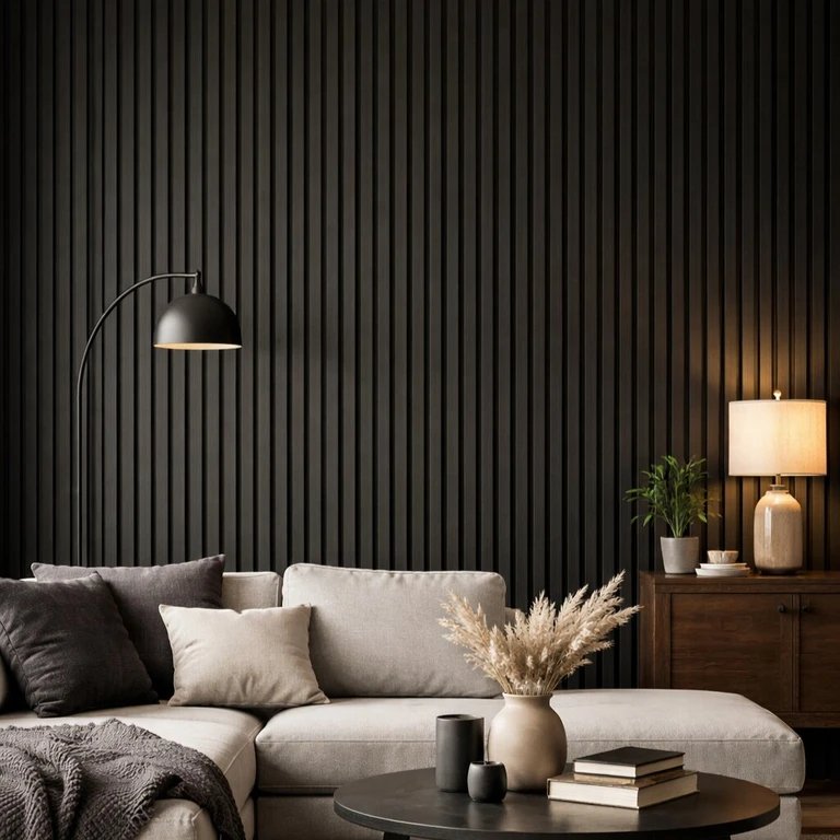 Panel acústico de pared en Roble Negro – 40% de descuento