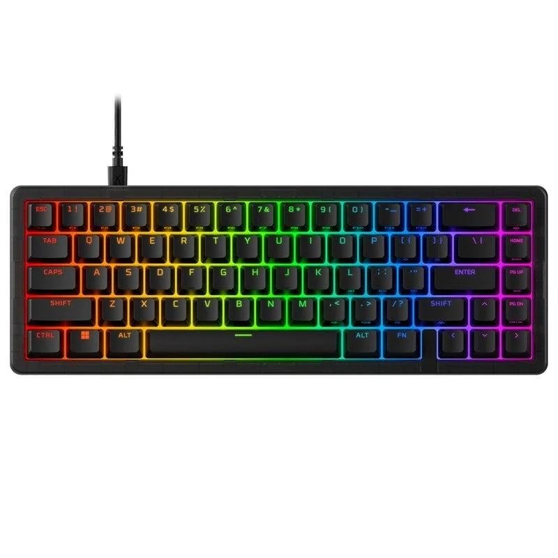 Teclado mecánico compacto HyperX Alloy Origins 2 hot‑swap RGB