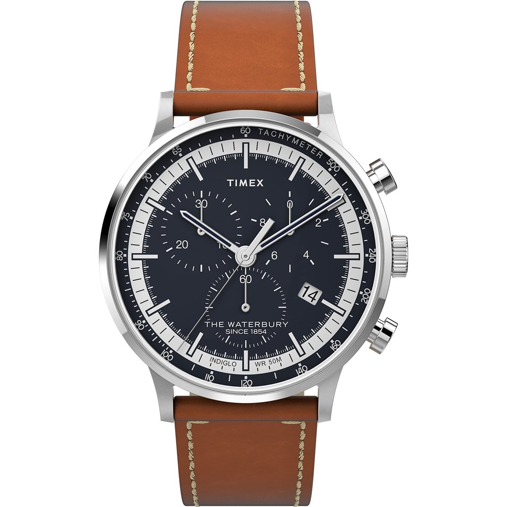 Reloj Timex Waterbury Chronograph 40 mm: estilo clásico con cronógrafo