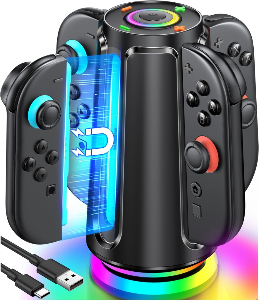 Dale energía ilimitada a tu Joy‑Con con la estación de carga Switch 2